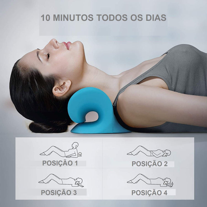 Travesseiro Massageador Ortopédico Cervical Portátil